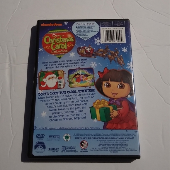 Diego Great Gorilla And Dora the Explorer Christmas Carol DVDS - Picture 4 of 6